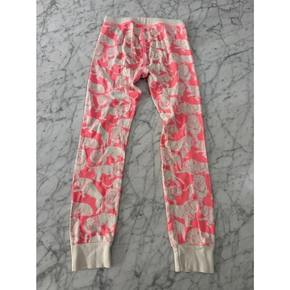 Crewcuts Hot Pink Lion Sz 10 Pajama Set